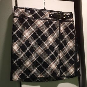 WHBM plaid mini skirt. Size 12